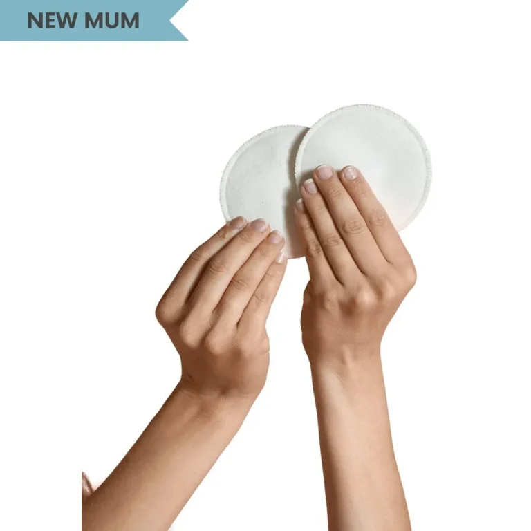 Carriwell - Perivi jastučići za upijanje mlijeka od pamuka, 6 kom - bijeli