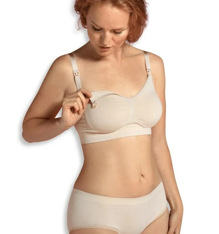 Carriwell - Grudnjak za dojenje bez šavova - boja kože