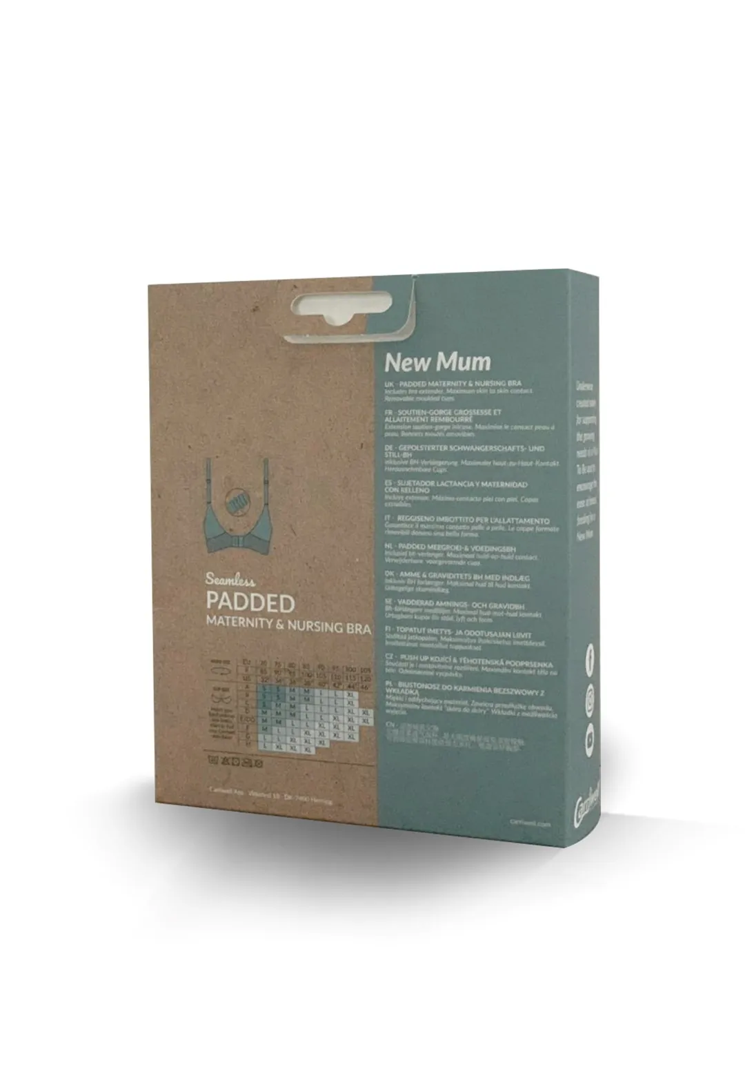 Carriwell - Grudnjak za dojenje podstavljeni - crni - Slika 7