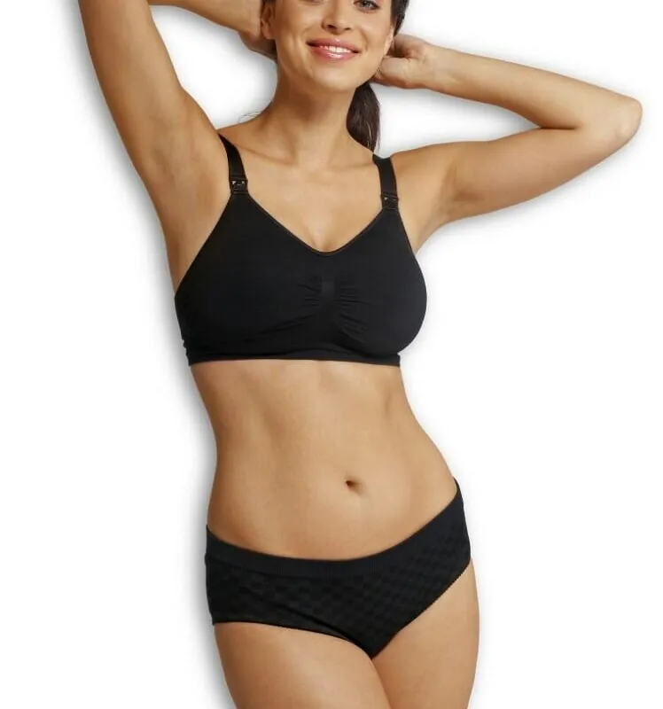 Carriwell - Grudnjak za dojenje podstavljeni - crni