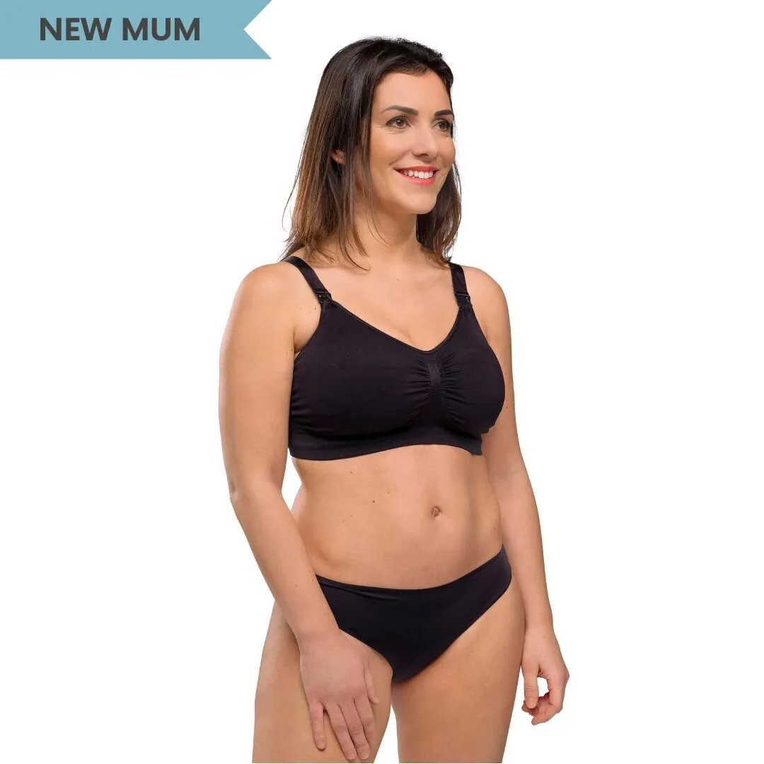 Carriwell - Grudnjak za dojenje podstavljeni - crni - Slika 5