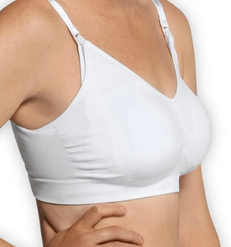 Carriwell - Grudnjak za dojenje bez šavova - bijeli