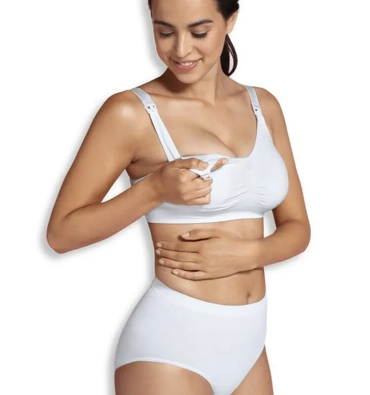 Carriwell - Grudnjak za dojenje podstavljeni - bijeli