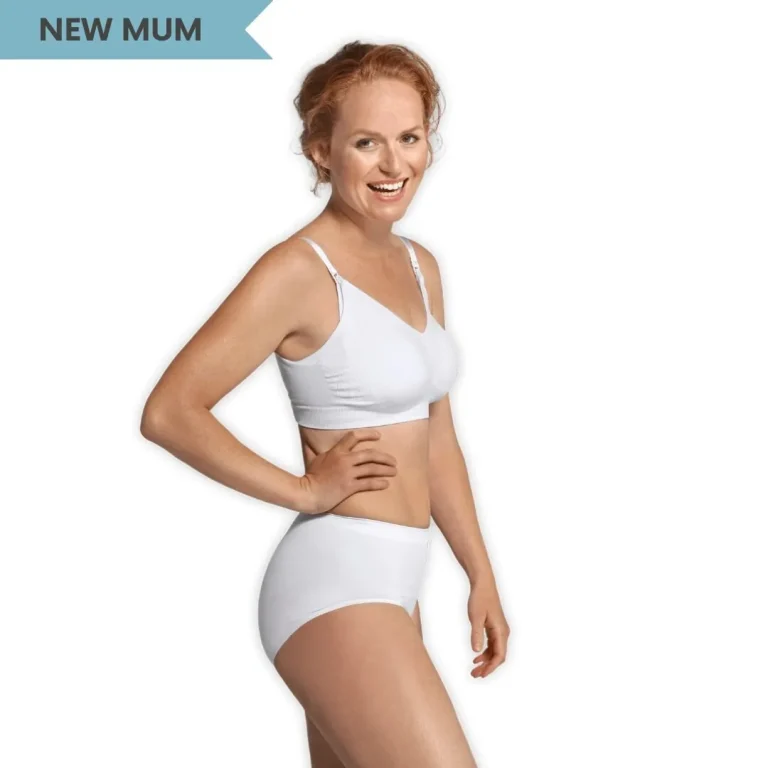 Carriwell - Grudnjak za dojenje bez šavova - bijeli