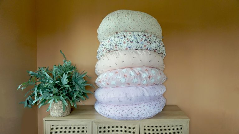 Minigreeny Jastuk + presvlaka za trudnice/dojenje - Roza jato