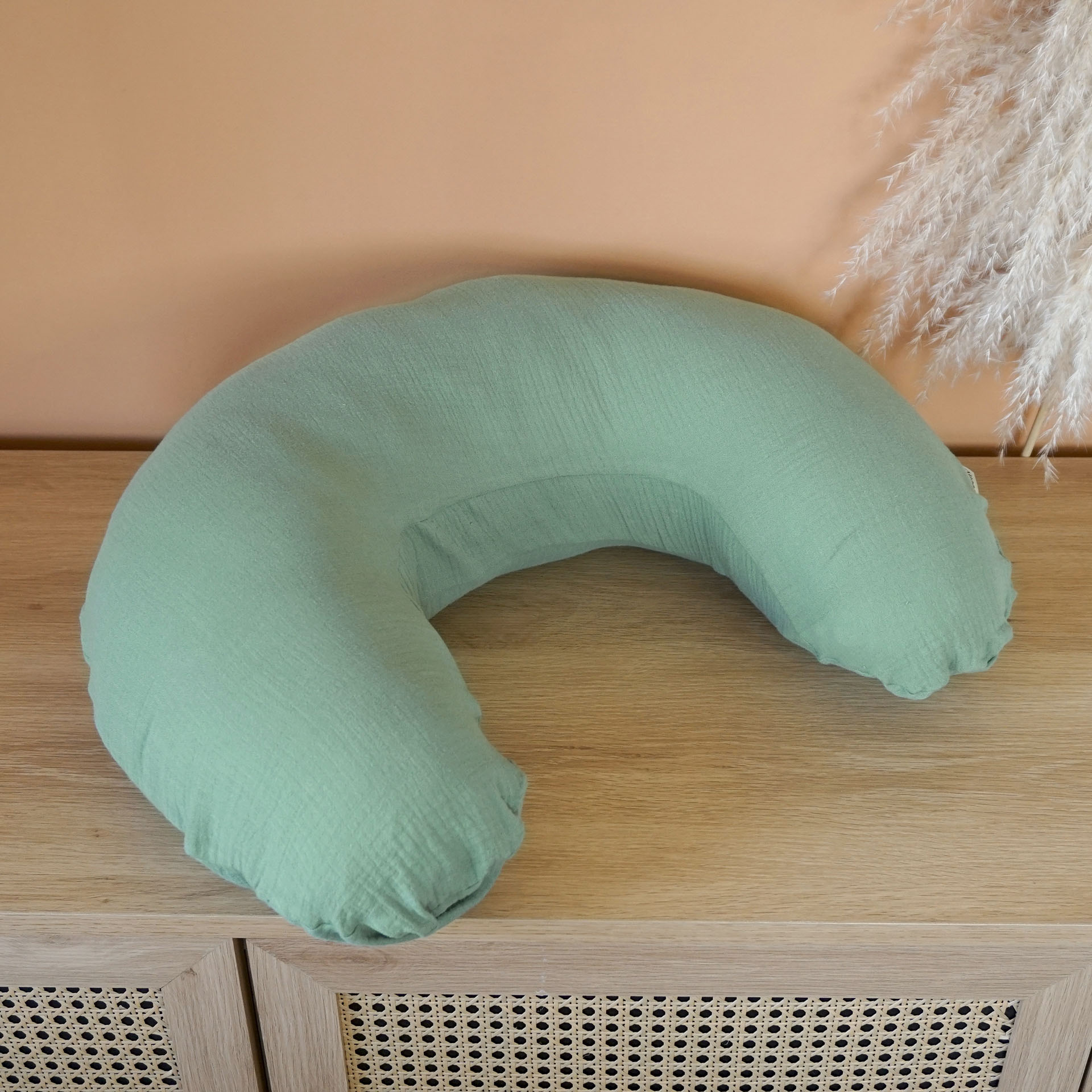 Minigreeny Jastuk za dojenje + muslin presvlaka - Kadulja zelena
