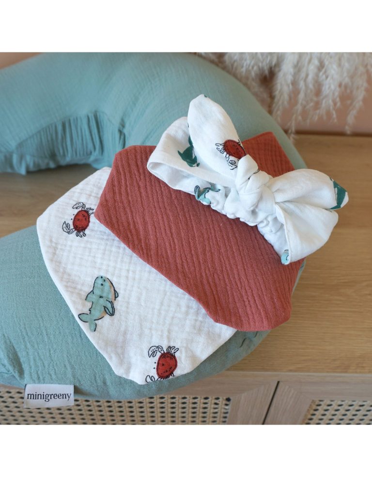 Minigreeny muslin slinček - Terakota
