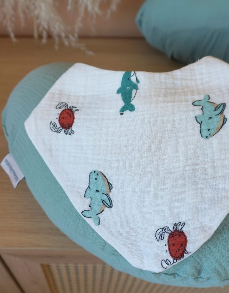 Minigreeny muslin slinček - Morski prijatelji